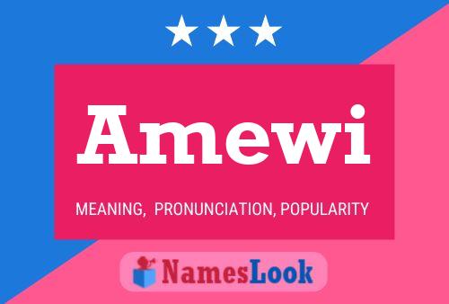 Amewi Name Poster