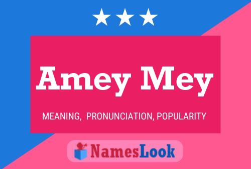 Amey Mey Name Poster