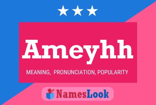 Ameyhh Name Poster