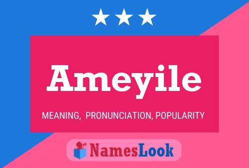 Ameyile Name Poster