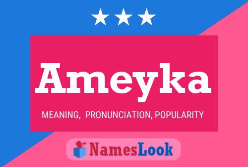 Ameyka Name Poster