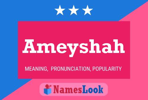 Ameyshah Name Poster