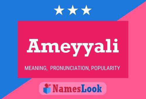 Ameyyali Name Poster