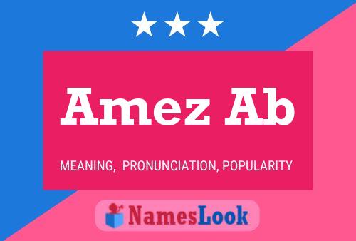 Amez Ab Name Poster