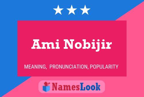 Ami Nobijir Name Poster