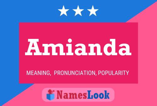 Amianda Name Poster