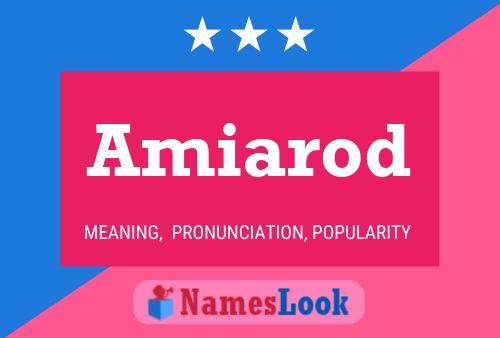 Amiarod Name Poster