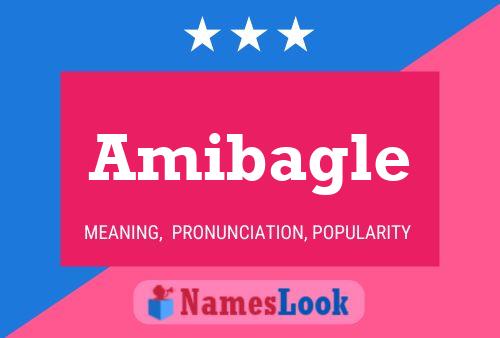 Amibagle Name Poster