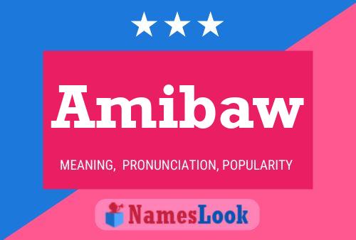 Amibaw Name Poster