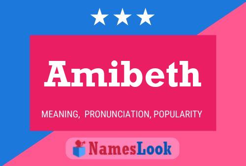 Amibeth Name Poster