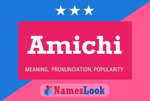 Amichi Name Poster