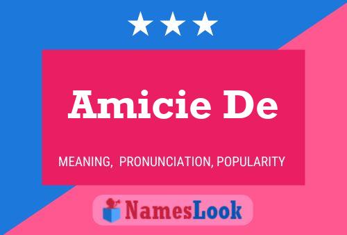 Amicie De Name Poster