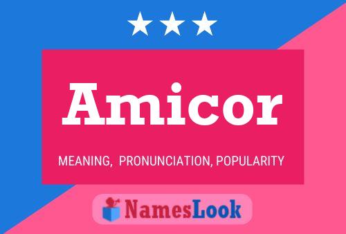 Amicor Name Poster