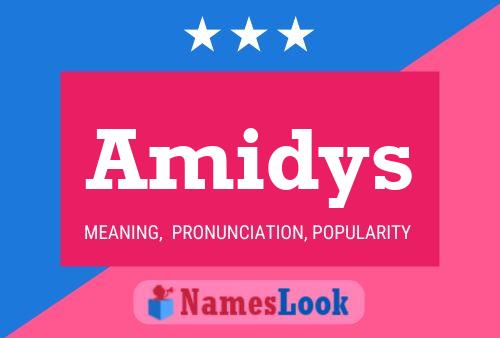 Amidys Name Poster