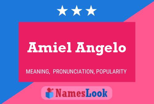 Amiel Angelo Name Poster