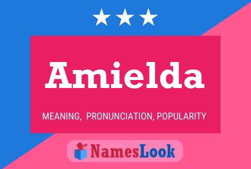 Amielda Name Poster