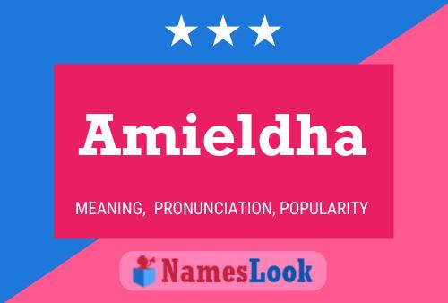 Amieldha Name Poster