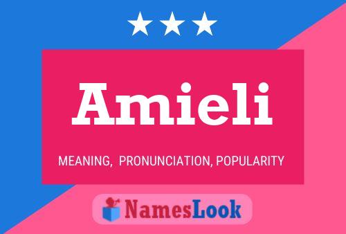 Amieli Name Poster