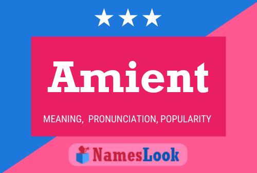 Amient Name Poster