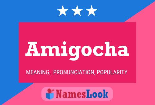 Amigocha Name Poster