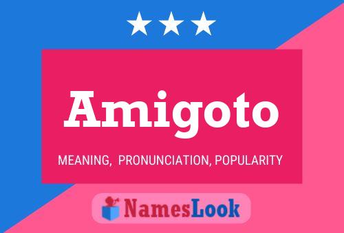 Amigoto Name Poster