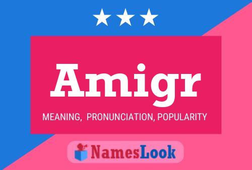 Amigr Name Poster