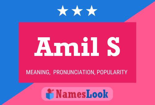 Amil S Name Poster