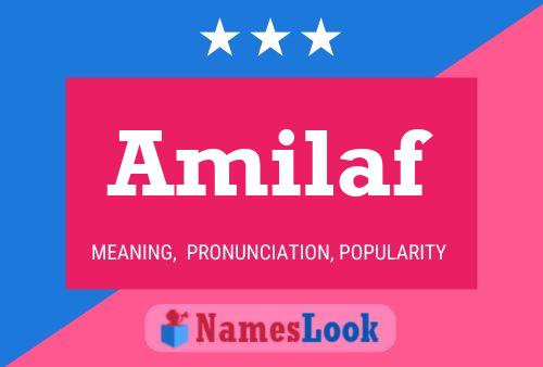 Amilaf Name Poster