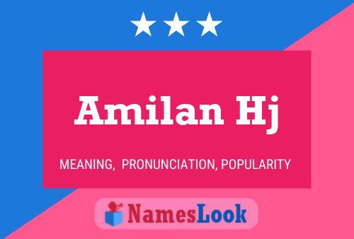 Amilan Hj Name Poster