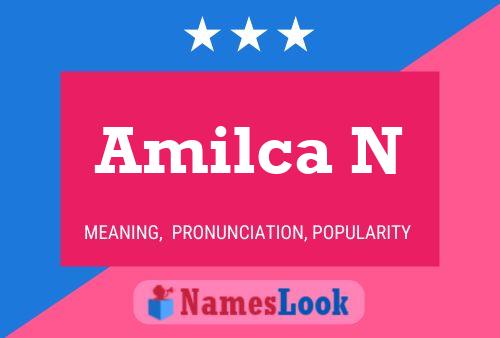 Amilca N Name Poster