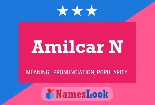 Amilcar N Name Poster