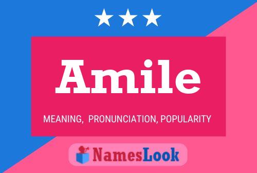 Amile Name Poster