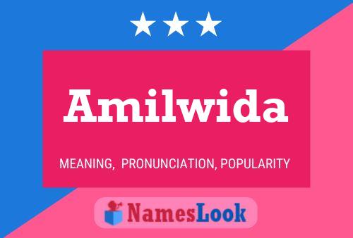 Amilwida Name Poster