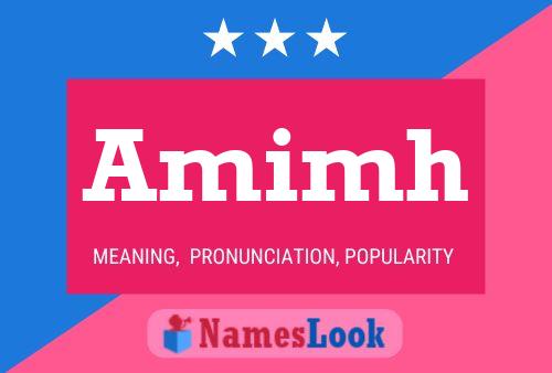 Amimh Name Poster