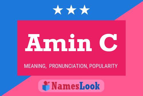 Amin C Name Poster