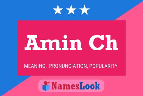 Amin Ch Name Poster