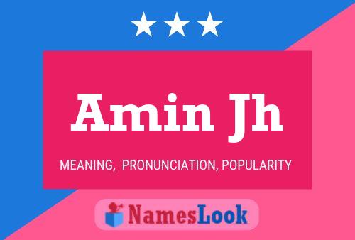 Amin Jh Name Poster