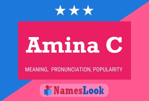 Amina C Name Poster