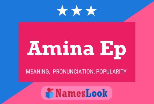 Amina Ep Name Poster