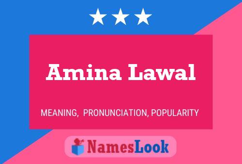 Amina Lawal Name Poster