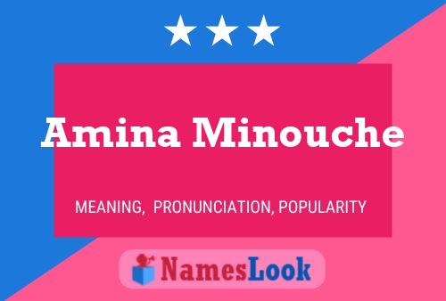 Amina Minouche Name Poster