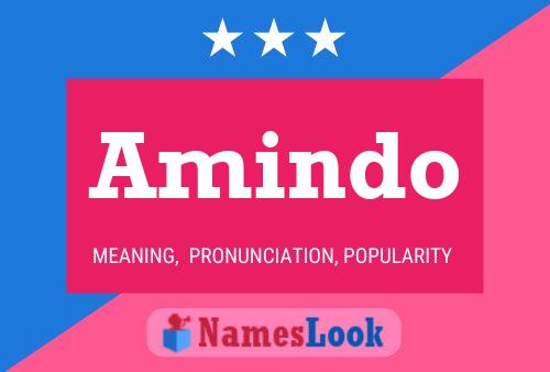 Amindo Name Poster