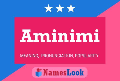 Aminimi Name Poster