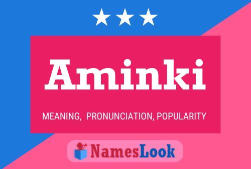 Aminki Name Poster