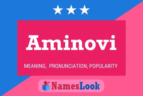 Aminovi Name Poster