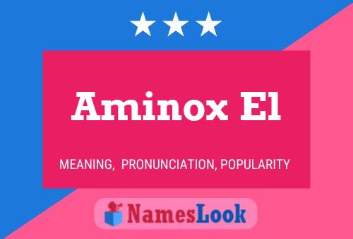 Aminox El Name Poster