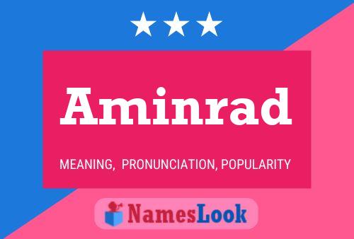 Aminrad Name Poster