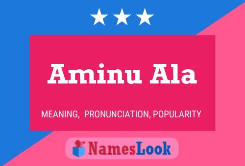 Aminu Ala Name Poster