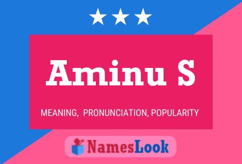 Aminu S Name Poster