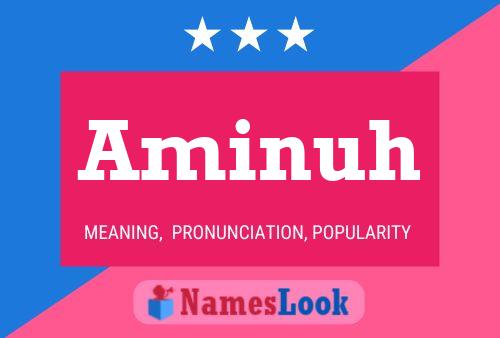 Aminuh Name Poster